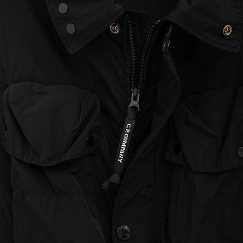 C.P. Company Chrome-R Google Utility Jacket Black 999 16CMOW011A-005904G Degli Uberti